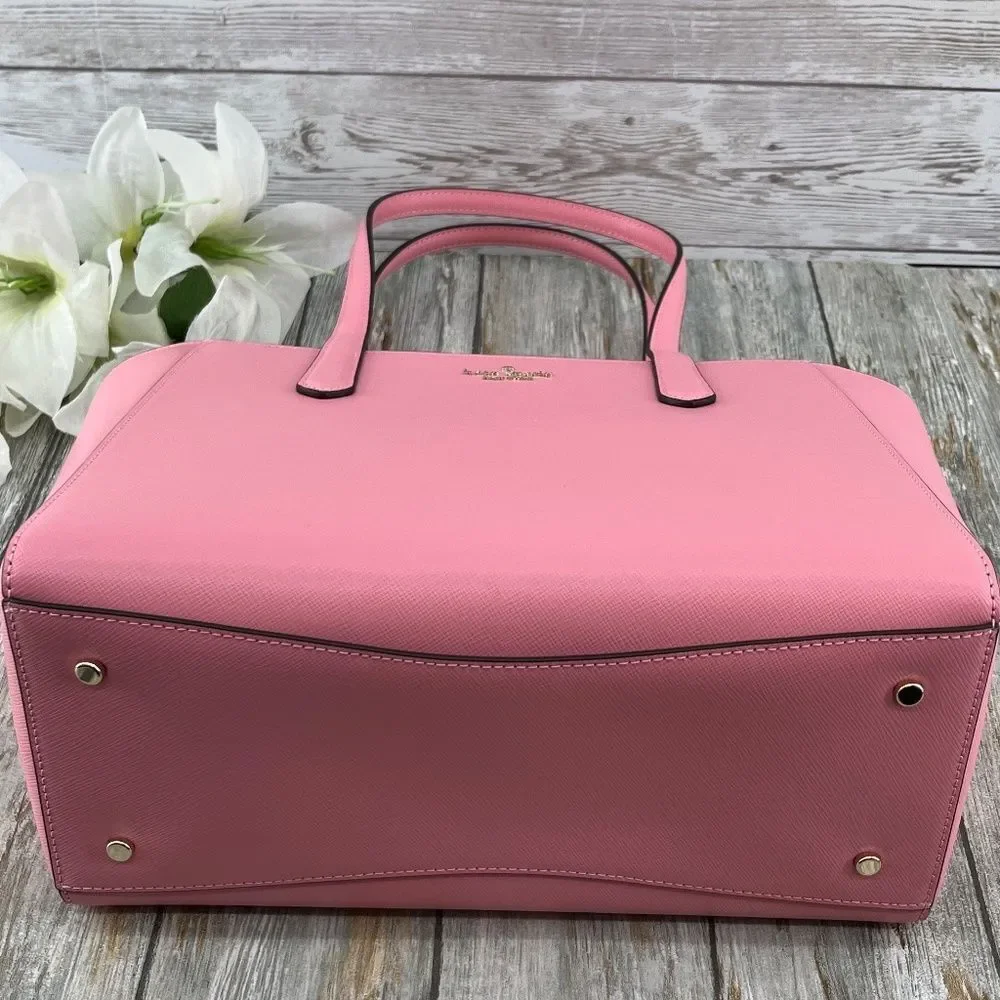 Kate Spade Staci Medium Tote Shoulder Bag Purse Pink